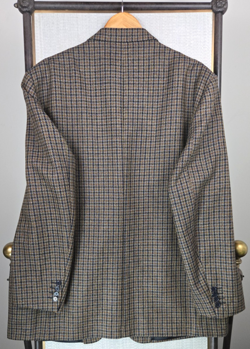 CESARANI x LANIFICIO Di PRAY Mens 48 Long Wool/Cashmere Jacket Made in Italy image 5
