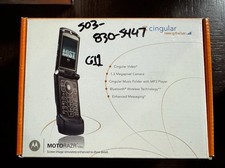 Motorola Razr Cell Phone Box and Manuals NO PHONE