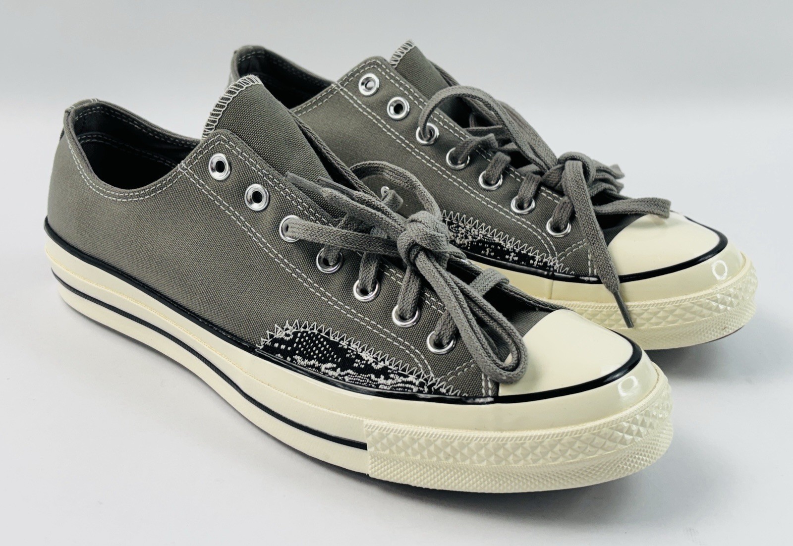 Parche Ollie Converse Chuck Taylor 70 Low Crafted Origin Story gris para hombre talla 11