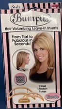 Bumpits Blonde Hair Volumizing Leave-In Inserts Set of 3 - NEW OPEN BOX