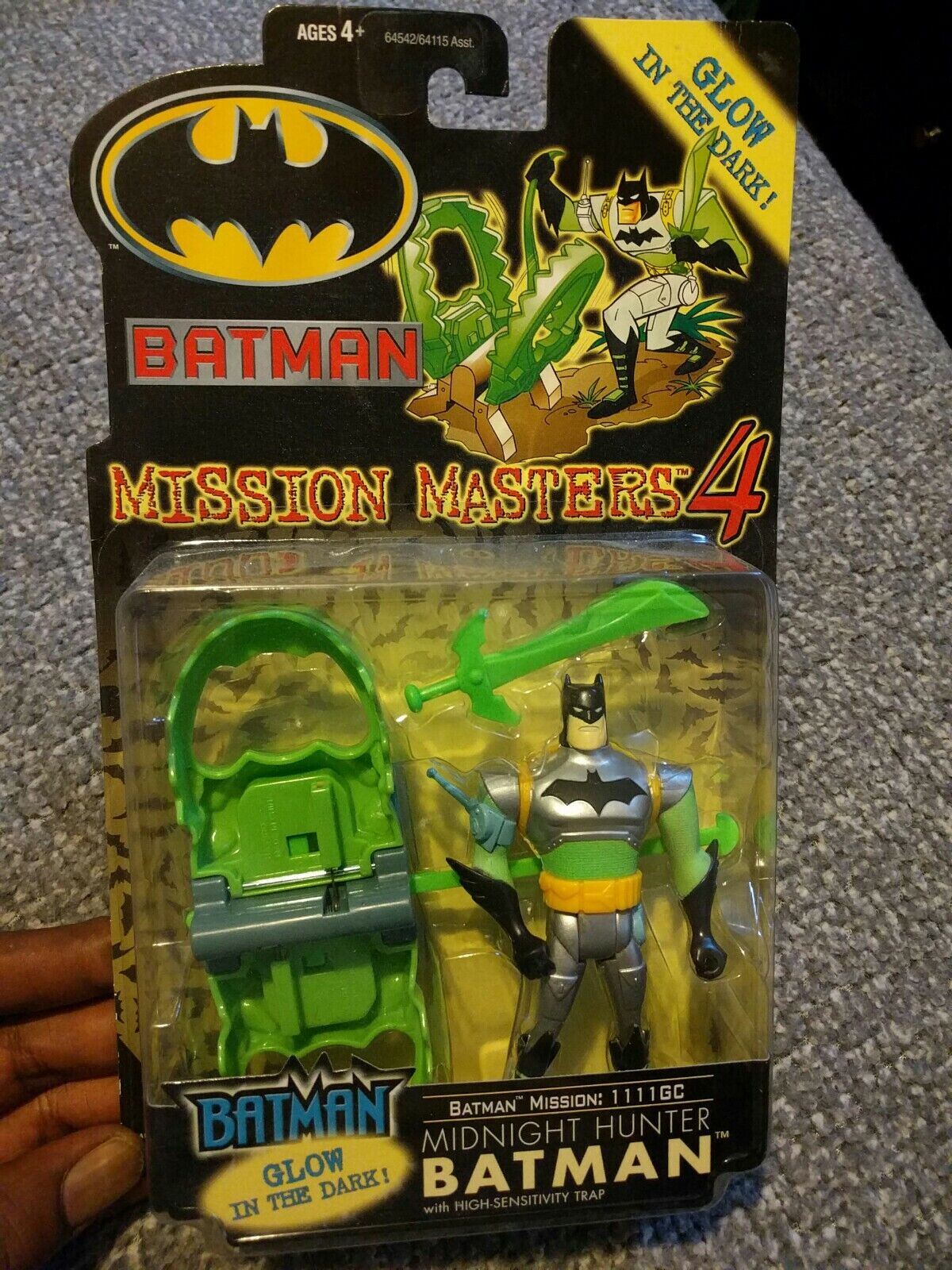 Hasbro Mission Masters 4 Midnight Hunter Batman Action Figure 2001 New