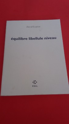 David Lespiau - Balance Libelle Level - P.O.L 