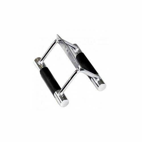 MULTI GYM CABLE MACHINE ATTACHMENT SINGLE/DOUBLE STIRRUP/SEATED ROW HANDLE GRIP - Picture 2 of 72