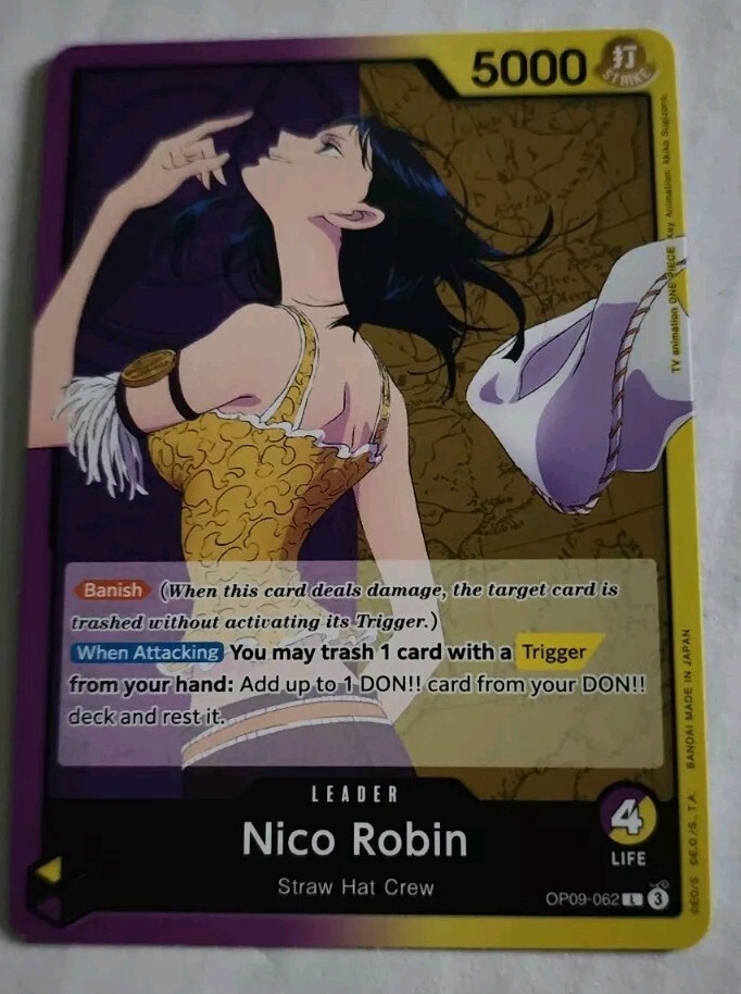 One Piece OP09-062 Emperors in the New World Nico Robin - Leader