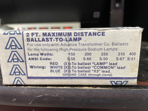 ADVANCE LI501-H4 Ballast Ignitor,1-7/8" Diameter,400W,HPS - Picture 2 of 3
