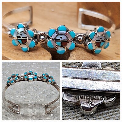 Native American Beautiful Of Age Vintag Enavajo Royston Turquoise Sterling Silver Bracelet Native American Beautiful Of Age Vintag Enavajo Royston Turquoise Sterling Silver Bracelet