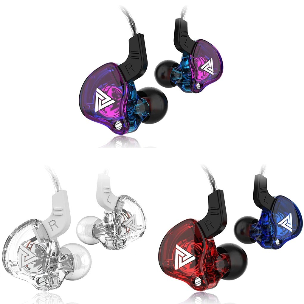 Brand New QKZ AK6 Copper Driver HiFi Sport Headphones 3.5mm In Ear