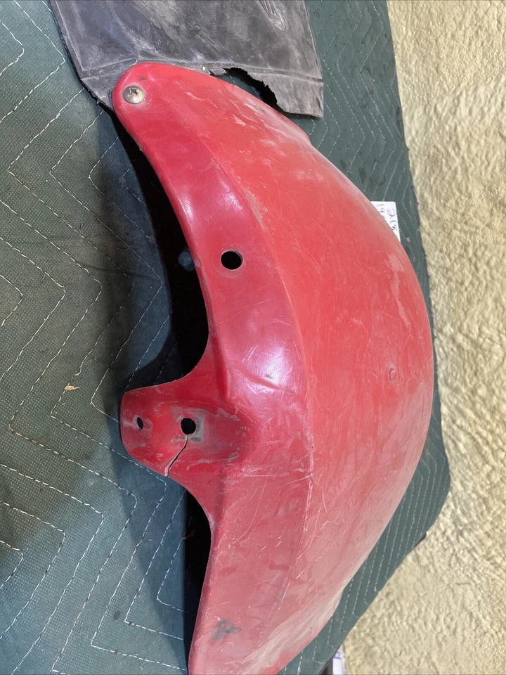  Guardabarros delantero rojo para Honda ATC 90 110 185S 218 1971-1982 Foto 4 de 4