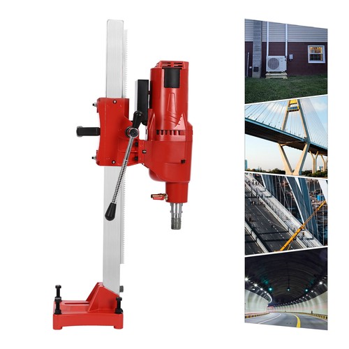 Core Drill Machine 10in Dia. 4250W Diamond Core Drill Rig with Stand ...