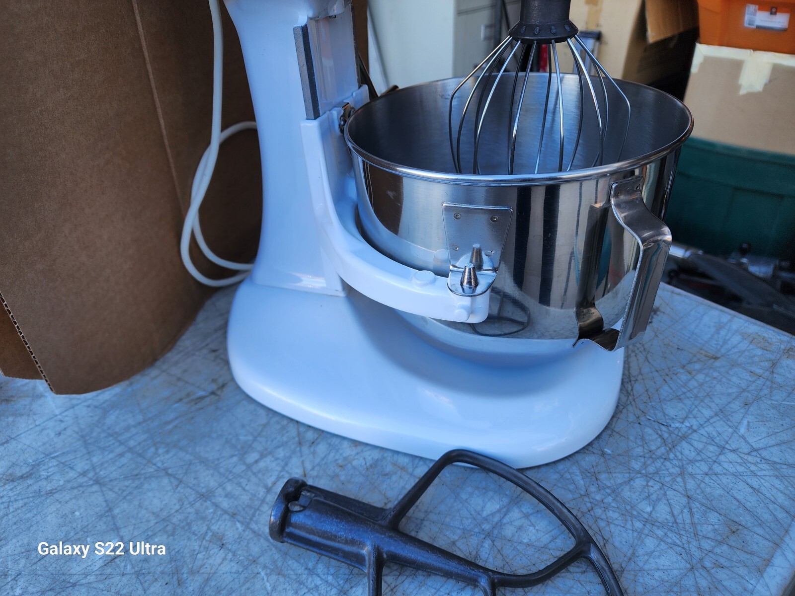 KitchenAid Professional Mixer KSM50PWH 5 qt Lift Stand Mixer 350 Watts