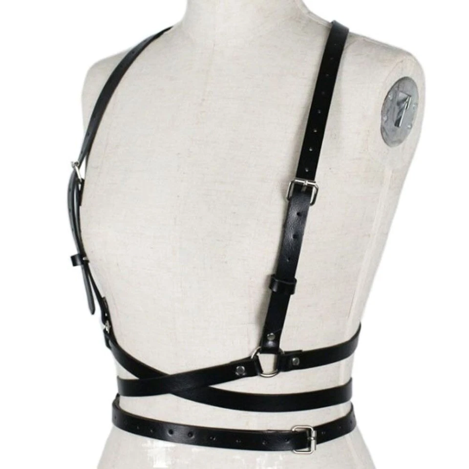 Versatile Harness Strap Belts PU Leather Corset Belts - image 4 of 4