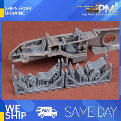 SBS 72081 1/72 Messerschmitt Me-410 cockpit upgrade set for Airfix