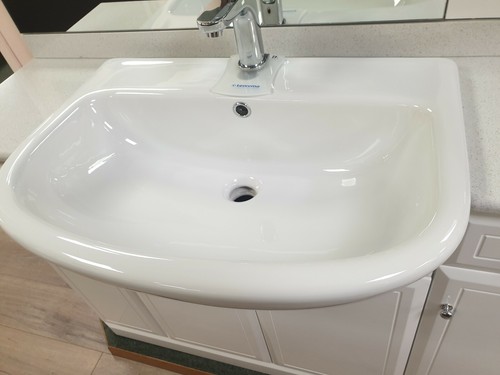 LAVABO SEMINCASSO BIANCO EUR COMPATIBILE IDEAL STANDARD UNIVERSALE - Foto 4 di 7