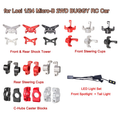 Aluminum Alloy RC Car Accessories /Led Light Set for Losi 1/24 Micro-B 2WD BUGGY