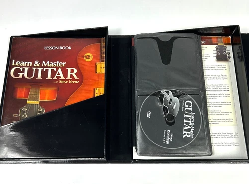 LEARN & MASTER GUITAR Lessions Legacy Steve Krenz Book 5 CDs 23 DVDs (missing 2)