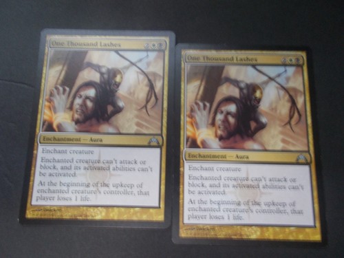 One Thousand Lashes x2 MTG Gatecrash Multi-Color Uncommon Enchantment LP - 第 1/1 張圖片