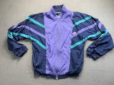 Vintage SHIWI Sports Wear Tracksuit top Mens size M Blue/Purple