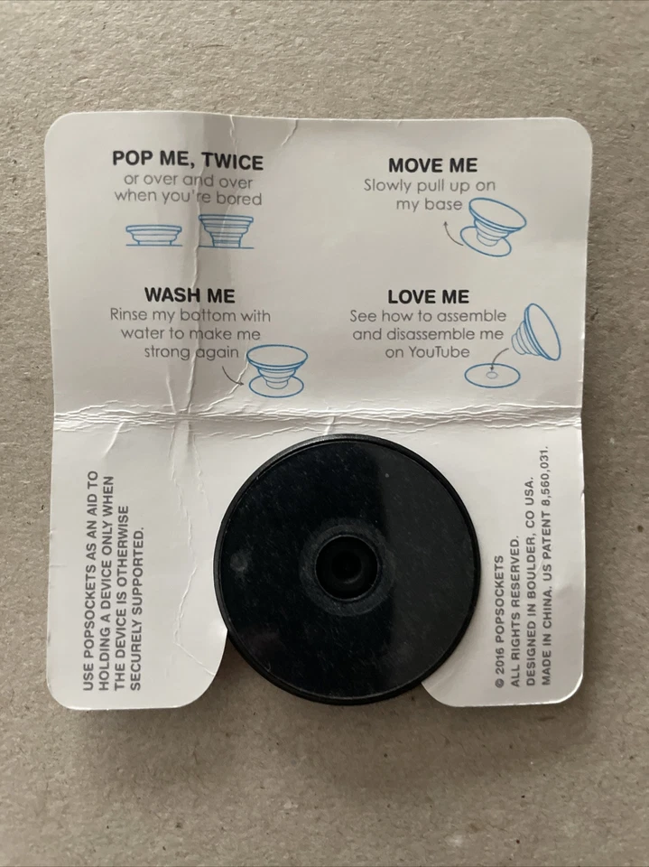 Empuñadura y soporte para teléfono PopSockets - negro Fairmont Canadá Foto 2 de 2