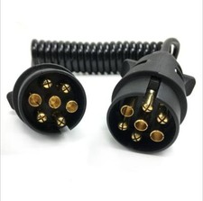 Spiralkabel Verlängerung Anhänger Kabel 7 P...
