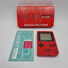 Gameboy Pocket CIB Red