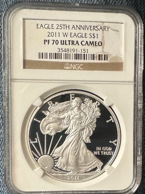 アメリカンイーグル銀貨 PF70 2010/2011年美品 ☆美品 アメリカ