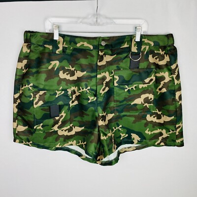Shein Shorts Womens Cargo Casual Camo Camouflage Outdoors Hiking Plus Size  4XL