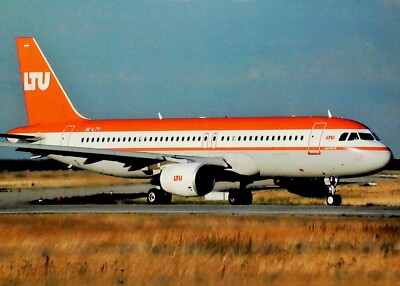 LTU Airbus A320-214 Limited to 500 Pieces Aviation Postcard 19429