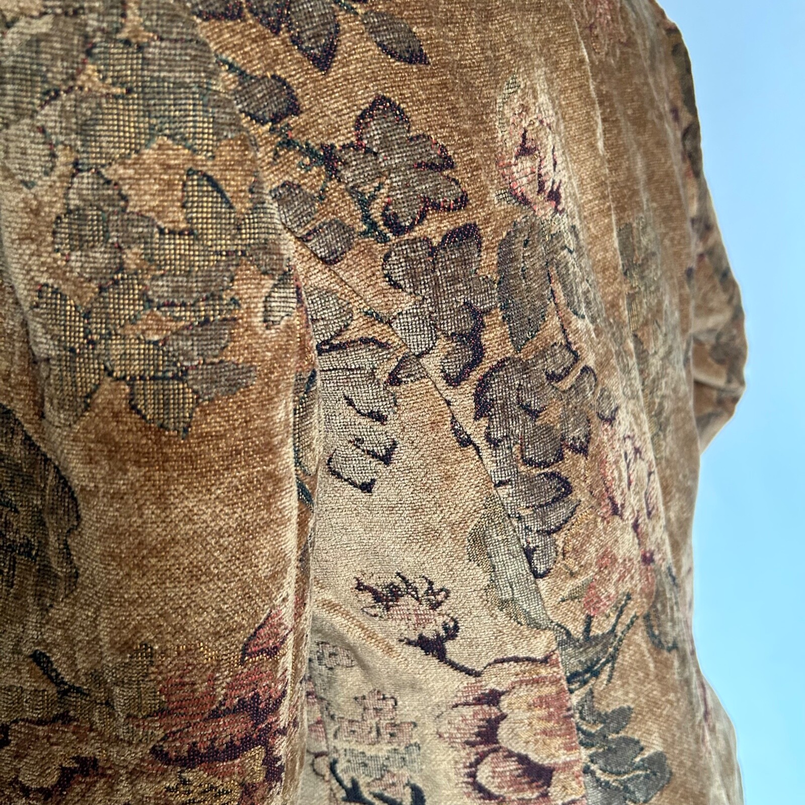 Grace Elements Floral Brocade Two Button Faux Poc… - image 8