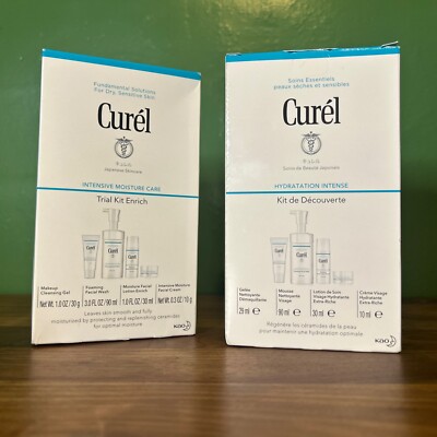 2 Cured intensive Moisture Care Trial Kit Enrich (New In Box) 4 Pc Trial Kit Set
