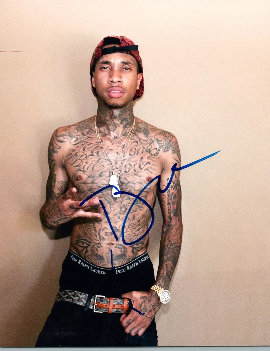 Tyga Rapper Signed 8x10 Photo Autographed COA Rack City | eBay