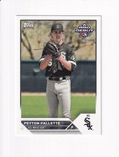 2023 Topps PRO DEBUT PEYTON PALLETTE