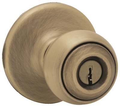 KWIKSET 803378 Polo Entry Lockset Antique Brass -Pack of 2 | eBay
