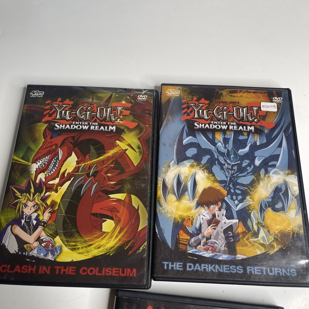 Yugioh The Shadow Realm DVD 3.2 3.3 & The Movie Darkness Returns