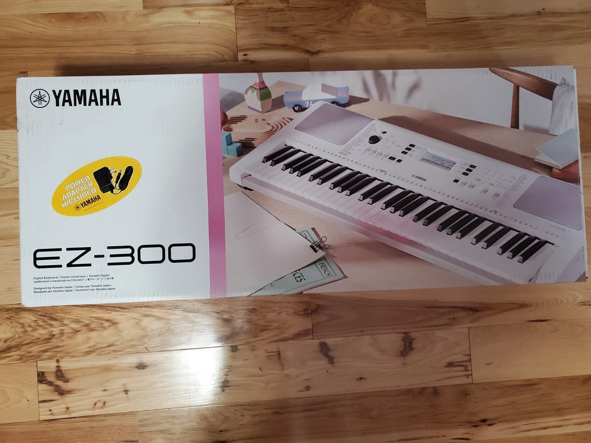 Yamaha EZ300 61 Key Light Weighted Keyboard w Adapter