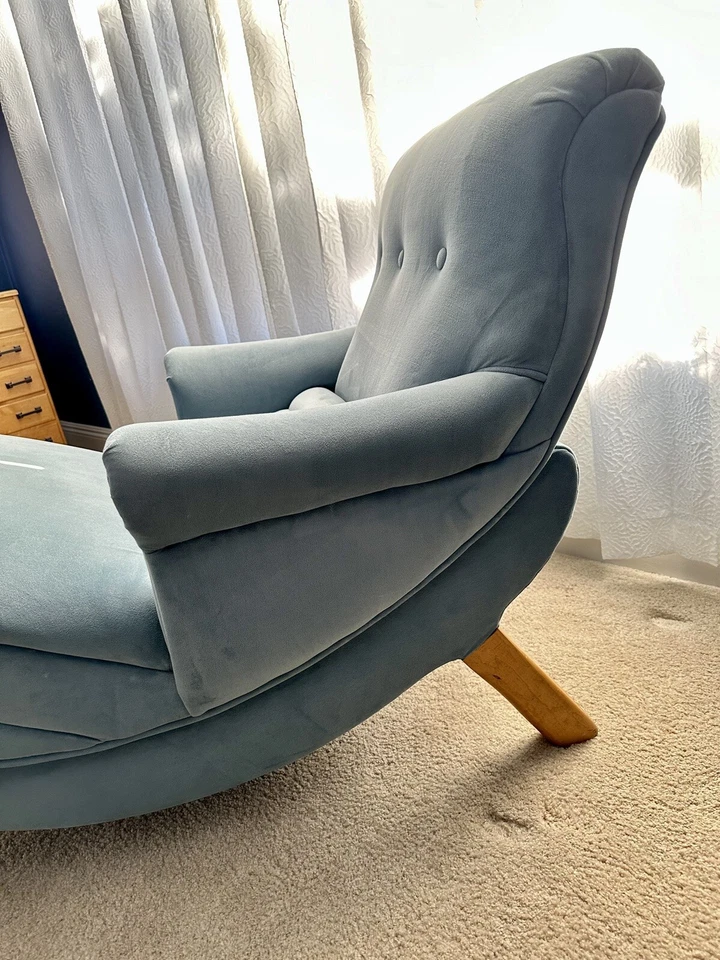 Sillón vintage de masaje térmico contorno de mediados de siglo Foto 3 de 4