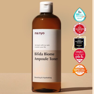 MANYO FACTORY Bifida Biome Ampullen-Toner 300 ml 10,10 fl. Unzen feuchtes täg...
