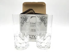 W.M. Dalton French Lead Crystal - Cherbourg - Unit #7-2 Beverage-France Vtg