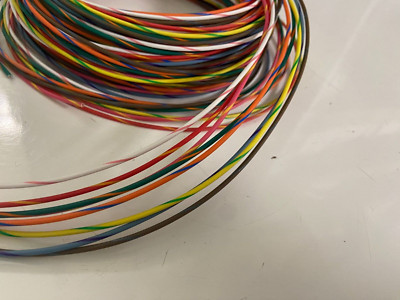18 AWG TXL HIGH TEMP AUTOMOTIVE WIRE 8 COLORS STRIPED 25 FT EA 200' LOT D