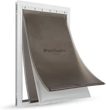 PetSafe Extreme Weather Aluminum Pet Dog Door with 3 Flaps Insualtion -NEW MODEL