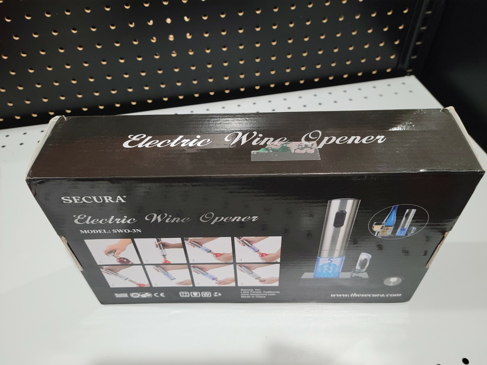 Secura KP136N2 Silver Modern Rechargeable Automatic Electric Wine Opener eBay