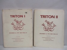 Set of 2 Triton Auction Catalogs I & II Ancient Coins Numismatic NYINC 1997 1998