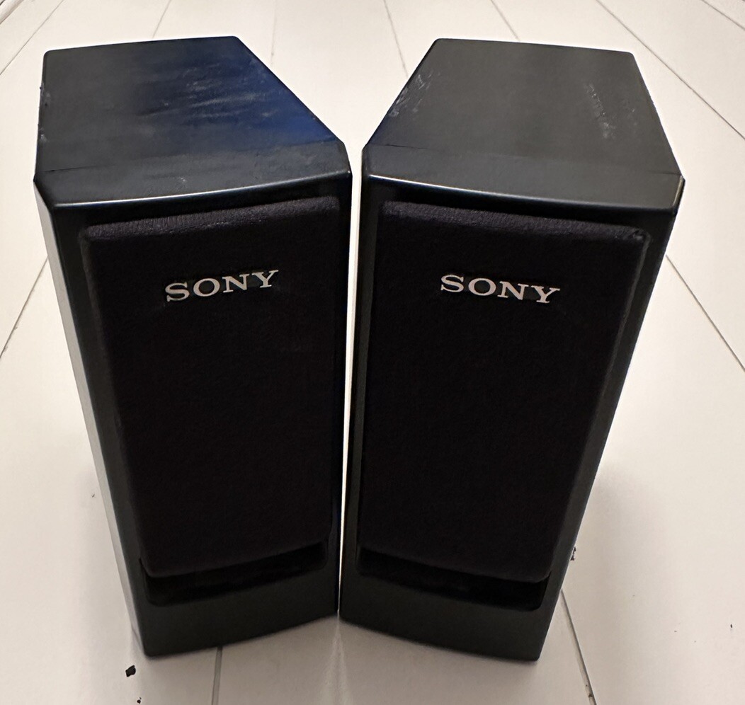 Sony SS-V150 Black Dual Speakers 5.75 x 2.25” | eBay