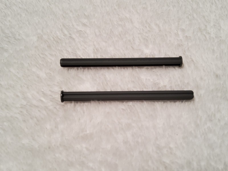 2 x NEW LEGO TECHNIC AXLE 8 WITH STOP PART No : 4499858 DARK GREY