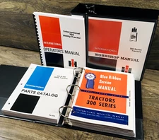 International 350 Utility Tractor Service Parts Operators Manual Set Repair Shop
