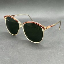 Bausch Lomb VTG 44/L1530 Oversized Sunglasses Mauve Frosty Tones Used