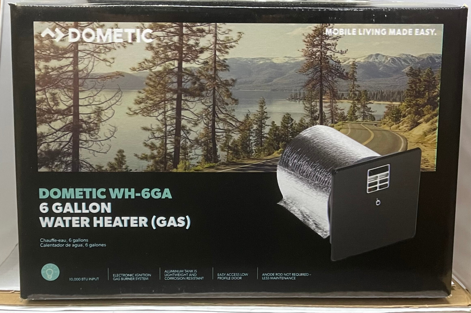 Dometic 94001SP 6 Gal Gas Water Heater, WH-6GA SP,  RV / Marine Water Heater