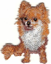 Parche bordado cuerpo chihuahua raza perro 2" x 2 1/2"