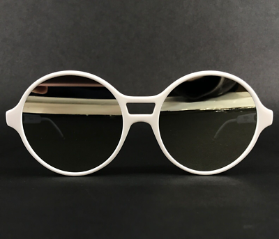 Thom Browne Sunglasses TBS409-58-03 WHT White Round Frames  display picture 1