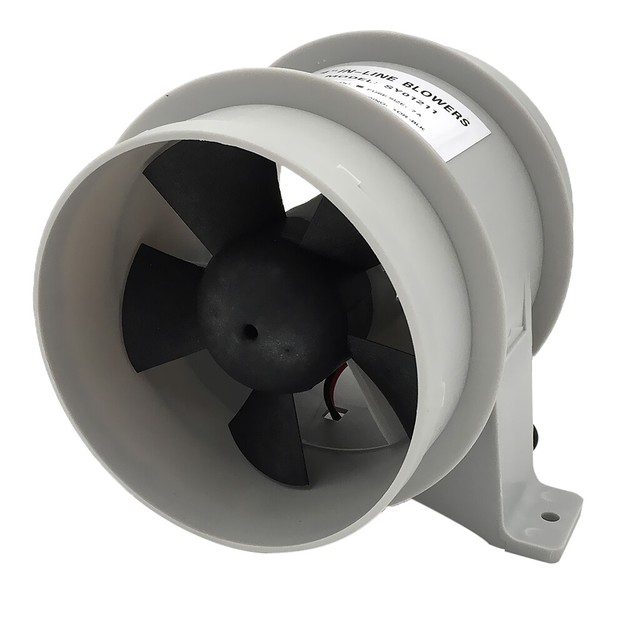 4 Inch Dia In-line Blower Bilge 12V w/ Quiet Operation Low ...