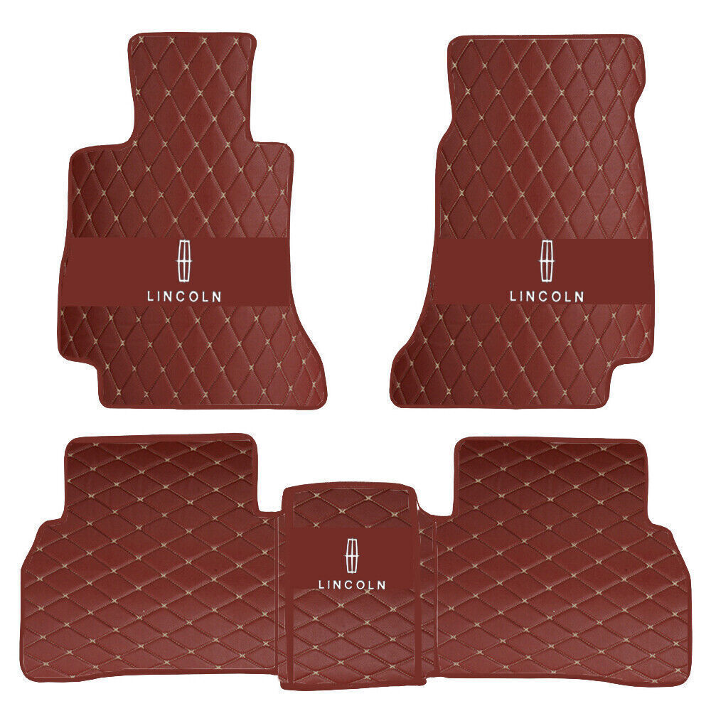 For Lincoln All Models Car Floor Liner Mats Custom Waterproof Auto